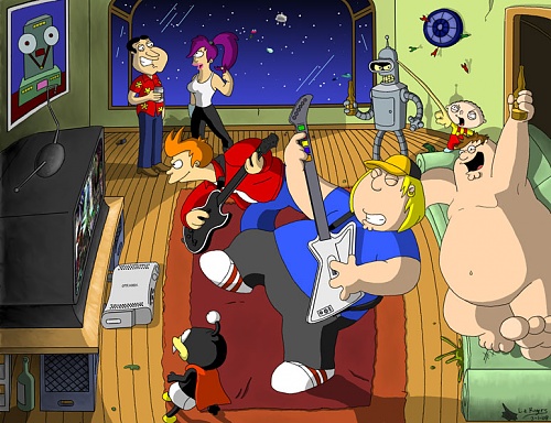 Нажмите на изображение для увеличения
Название: Futurama__Meet_Family_Guy_by_wakosaki.jpg
Просмотров: 188
Размер:	132.0 Кб
ID:	36328